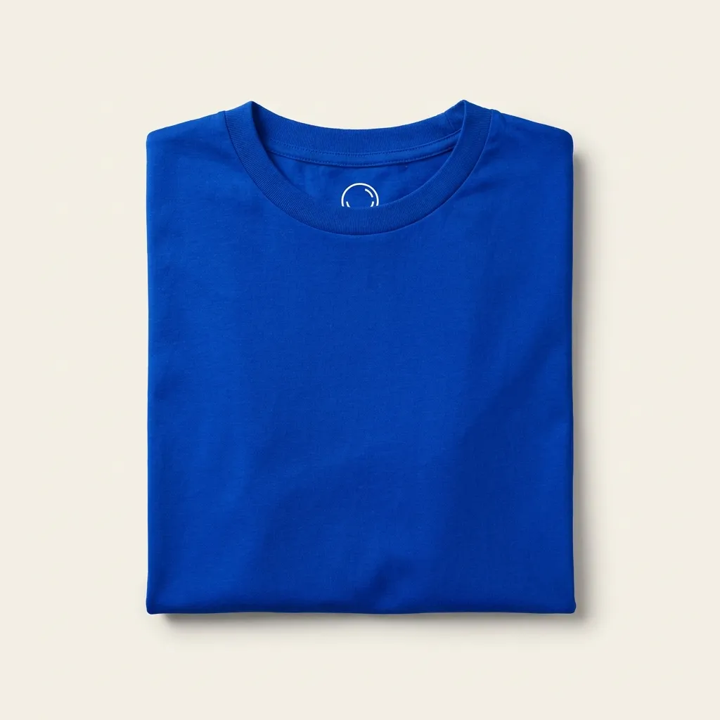 Blaues Teamwear-Shirt mit Brustdruck von THE SOVA LAB