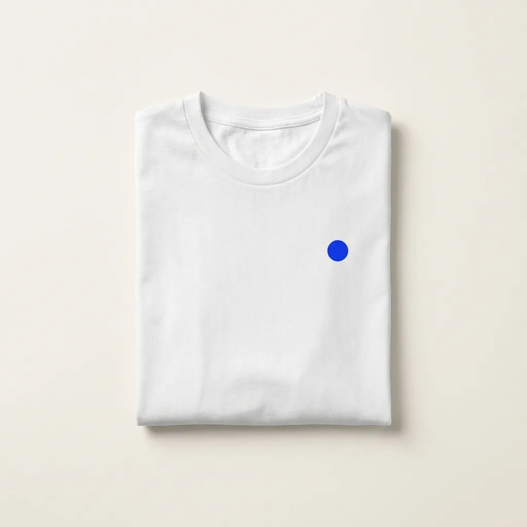 Weißes Corporate-Shirt mit Logo